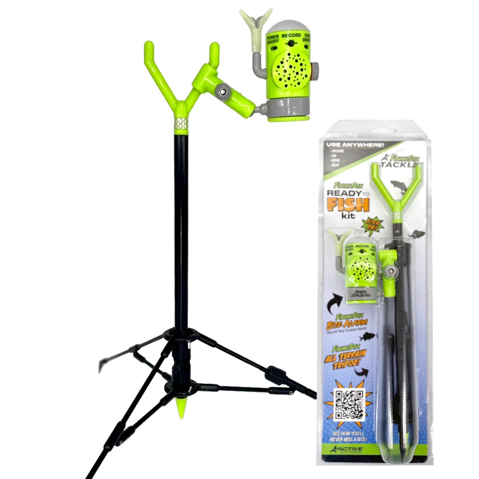 Ready To Fish Kit | Fishin' Stix + Bite Alarm